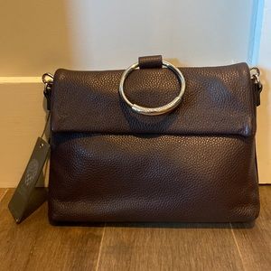 VINCE CAMUTO brown cross body purse NWT